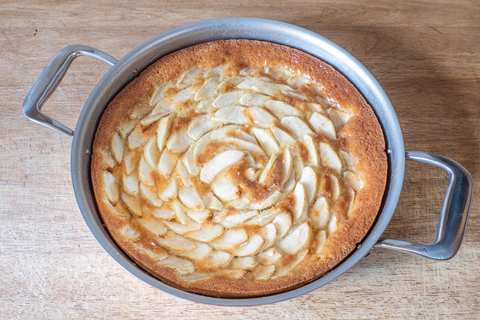 Apfelkuchen frisch gebacken