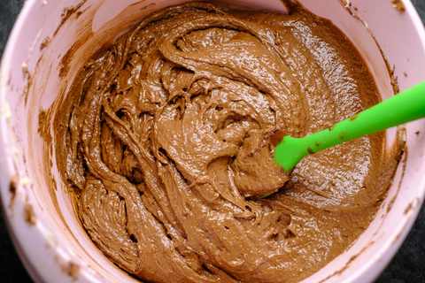 Brownie Teig fertig zubereitet