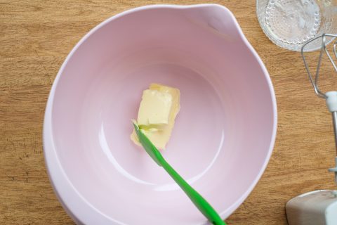 Weiche Butter in Schüssel