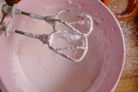 Eischnee mit Puderzucker