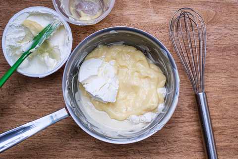 Füllcreme Zutaten verrühren