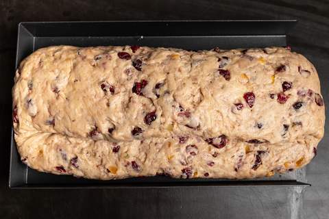 Stollen auf dem Stollenblech
