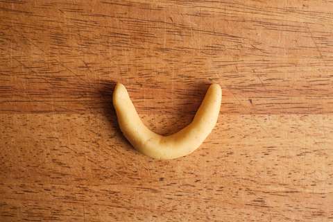 Geformtes Vanillekipferl