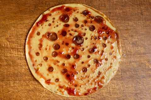 Gefüllter Pfannkuchen zubereiten