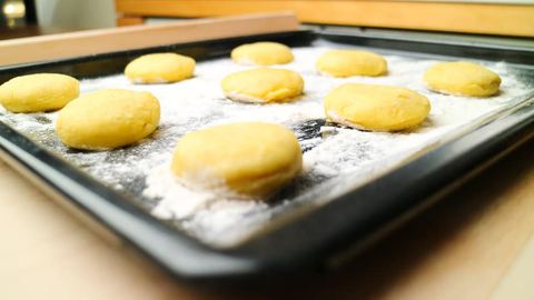gefüllte Krapfen Rohlinge