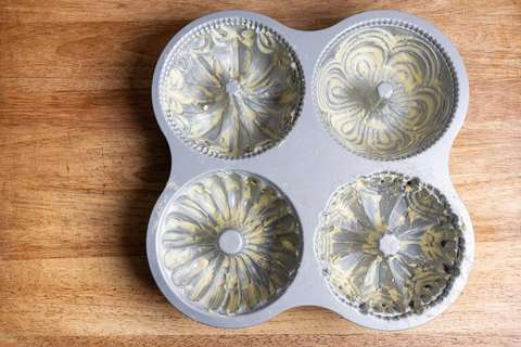 Kuchenformen gebuttert