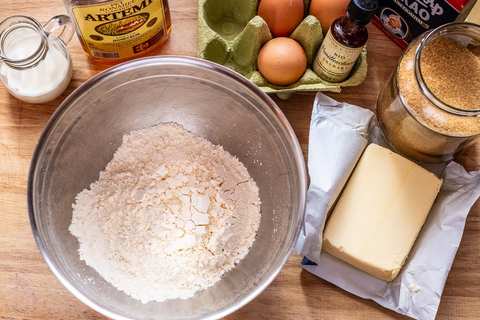 Marmorkuchen Zutaten
