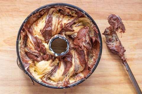 Kuchenteig hell dunkel eingefügt