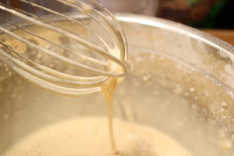 Fließtest Pancakes-Teig