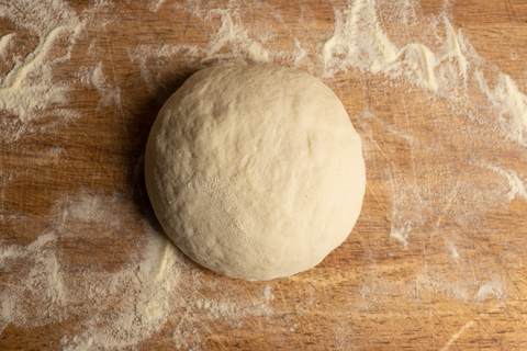 Pizzateig Kugeln formen