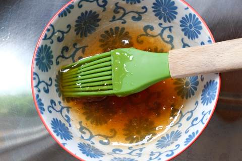 Glasur Quittenmarmelade und Calvados