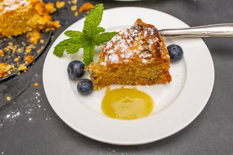 Rhabarber Kuchen einfach
