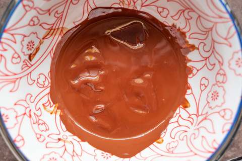 Schokolade im Wasserbad