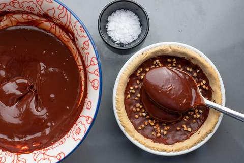 Tartes mit Ganache füllen