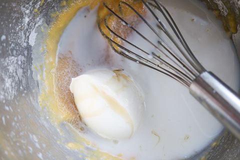 Creme double im Teig