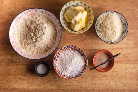 Zutaten Vanillekipferl Teig