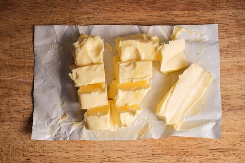 Weiche Butter für Weihnachtsplätzchen Teig
