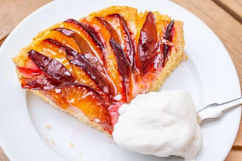 Zwetschgenkuchen Stück